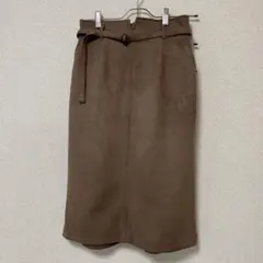 VIS スウェード　スカート