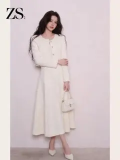 レディース春上着ワンピース２点セット入学式フォーマルＬ