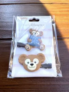 ダッフィー ヘアクリップ2個set 新品未使用
