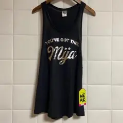 新品タグ付き ZUMBA タンクトップ Sサイズ 正規品 トップス ブラック 黒