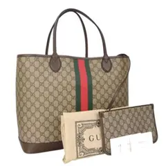 本物 未使用■グッチ■オフィディア GG シェリーラインショルダートートバッグ