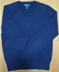 Polo Ralph Lauren ネイビーニットセーター Lサイズ　160