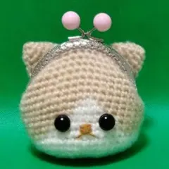 ✿めぐちゃん様専用✿ハンドメイド✿がま口✿子猫&マルチーズ&濃いグレー猫✿