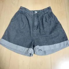 Honeys ブラック デニム ショートパンツ Sサイズ