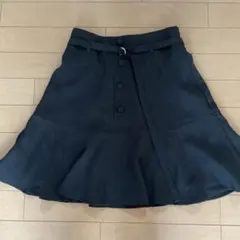 CHIP CLIP ミニスカート　フレアスカート　ベルト付き　韓国風　アベイル