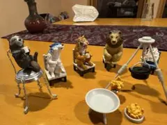 動物キャンプフィギュアセット