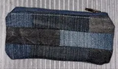デニム　ミニポーチ