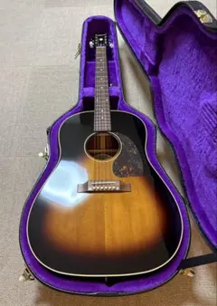 USA製 GIBSON J-45 エレアコ　ギター 専用ケース付 送料無料！美品 USA製 GIBSON J-45 エレアコ ギター 専用ケース付 送料無料 美品