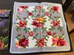 FEILER 花柄 タオル生地 ハンカチ