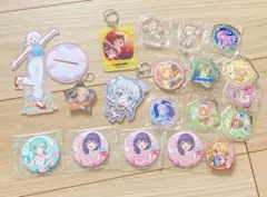 バンドリ　アクリルキーホルダー　缶バッジ等グッズセット