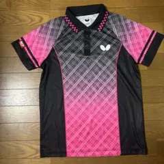 バタフライ ポロシャツ Sサイズ グラデーション