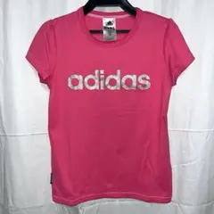 【新品未使用】adidas アディダス　ピンク　Tシャツ