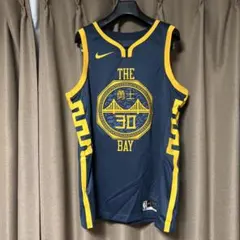 希少デザイン NBA ウォリアーズ カリー シティライト ユニフォーム