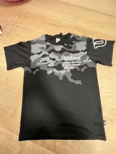 美品！Wilson カモフラ柄 Tシャツ 160サイズ　半袖　黒　ブラックのサムネイル