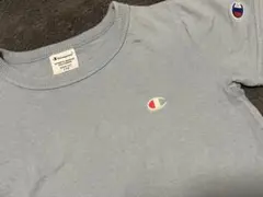 Champion ライトブルー Tシャツ