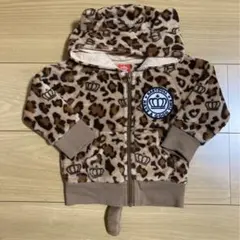 BABYDOLL ヒョウ柄 フード付きアウター