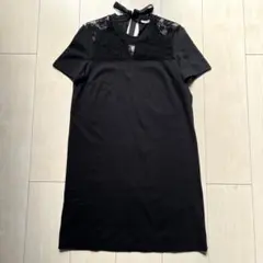 miu miu ミュウミュウ ハートレース カットソーワンピース XS
