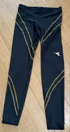 DIADORA ブラック ピステパンツ L インナー
