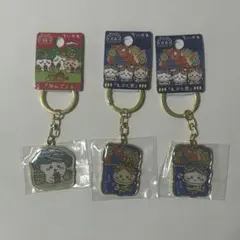 ちいかわ ご当地キーホルダー 青森 りんご ねぶた祭 3点セットのサムネイル
