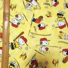 スヌーピーベースボール柄 · 195cm Quilting Treasures