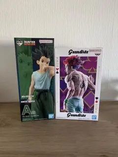 HUNTER×HUNTER フィギュア ゴン ヒソカ 2体セット　ヒソカ開封品