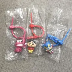 クレヨンしんちゃん　カラフルマルチチャーム　ワニ山　しんちゃん　3点セット