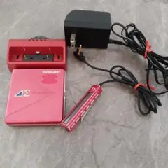 SHARP Auvi MD-SS503-R MDプレーヤー　ジャンク SHARP - SHARP Auvi 1ビットポータブルMDプレーヤー MD-SS50の通販 by
