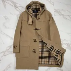 人気◆BURBERRY LONDON ダッフルコート キャメル Lサイズ