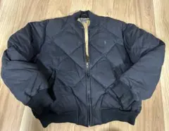 Ralph Lauren ラルフローレン ダイヤモンドキルティング ダウン黒L