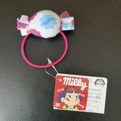 不二家 Milky ペコちゃん キャンディ型 ヘアゴムのサムネイル