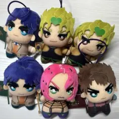 【ジョジョの奇妙な冒険】　ちみっともぬい　まとめ売り6点セット