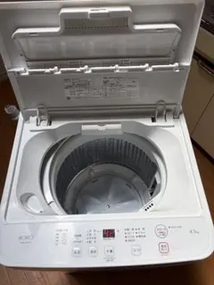 ①2025年製ヤマダRORO縦型洗濯機本体4.5kg【超美品】【使用期間8ヶ月】