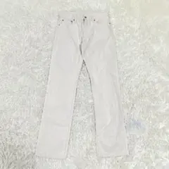 【UNIQLO】スキニーデニムパンツ ホワイト 31インチ　UJ 大きめ