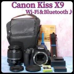 WiFi搭載！キャノン Kiss X9 トリプルセット☆高スペック一眼レフ WiFi搭載！キャノン Kiss X9 トリプルセット☆高スペック一眼レフ