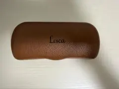 Lesca ブラウンレザー メガネケース - メルカリ