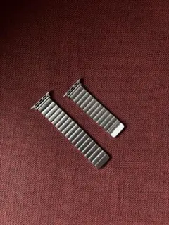 Apple Watch 10 ステンレススチールバンド メタルチェーン シルバー