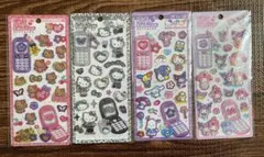 【国内正規品】平成はっぴーフォン　サンリオ　4枚セット