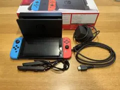 Nintendo Switch ネオンブルー・レッド 本体　画面難あり