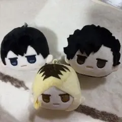 ハイキュー!! フェイスぬいぐるみ キーホルダー 黒尾鉄朗 影山飛雄 孤爪研磨