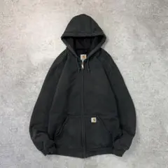 カーハート【M】アクティブジャケット ジップパーカー ダブルフェイス フェード