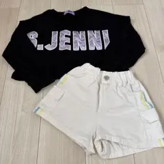 SISTER JENNI トップス (ロンT)ショートパンツ セット 140のサムネイル