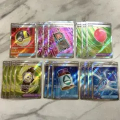 グッズ・ポケモンのどうぐsr18枚まとめ売り megaドリームex