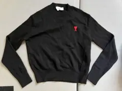 アミパリス　黒　ニットセーター