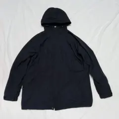 UNIQLO ユニクロ　マウンテンパーカー　黒　メッシュ　ドローコード　Lのサムネイル
