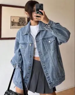 SHEIN デニムジャケット アウター gジャン ジャケット シーイン