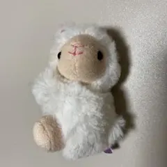 アルパカの抱きつきぬいぐるみクリップ