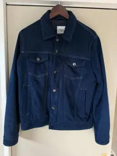 ZARA ネイビー デニムジャケット