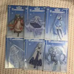一番くじ雪ミクビッグアクリルスタンド6種セット