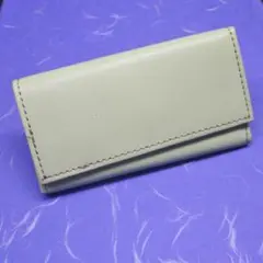 本革 レザー キーケース (緑) ハンドメイド 221030