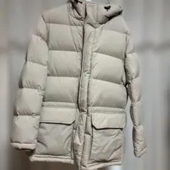 【美品】ユニクロ ベージュ ダウンコート XL